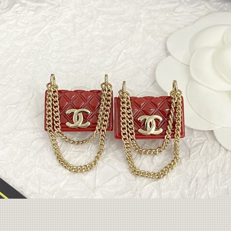 Ch*el earrings